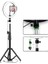 10 Inç Ring Light 3 Farklı Işık Rengi Youtuber Led Işıklı 210 cm Tripod Selfie Makyaj Işığı 1