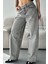 Bıyık Baggy Kot Pantolon Açik Gri - 27268 1