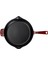 Döküm Yuvarlak Kızartma Tavası Döküm Demir Yekpare Saplı. ÇAP(Ø)28CM-BORDO 3