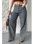 Kar Yıkamalı Baggy Kot Pantolon Kahve Tint Yikama - 27269 1