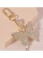 Zirkon Taşlı Kelebek Model Anahtarlık 1