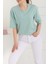 Oversize Kısa Kollu T-Şhirt Mint - 27118 4