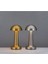 Dokunmatik Şarjlı 3 Kademeli Işıklı Gece Lambası USB Girişli Siyah Metal Mantar Masa Lambası 3