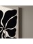 Soyut Siyah Beyaz Çiçek Tablosu 5