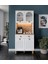 Rosa Kahve Köşesi - 93 cm Mdf Mutfak Dolabı - LED Aydınlatmalı 1