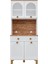 Rosa Kahve Köşesi - 93 cm Mdf Mutfak Dolabı - LED Aydınlatmalı 6