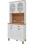 Rosa Kahve Köşesi - 93 cm Mdf Mutfak Dolabı - LED Aydınlatmalı 7