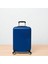 Döner Tekerlekli ve Şifreli Büyük Boy Valiz Koyu Mavi 2