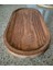 Oval Sunum Tahtası - Koyu Renk - 25 x 12 cm 5