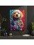 Uv Digital Baskı Köpek Desenli Cam Tablo 2
