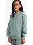 Relax Fit Bisiklet Yaka Basic Okul Yeşil Kız Çocuk Sweatshirt A2797A8/GN1129 3