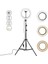 LED Işıklı Ayaklı Tripod 10 Inç Halka - Telefon Tutucu Youtuber Tiktok ve 2.10 cm 1