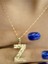 ZEYNEPLİ GOLD 14 Ayar Altın Büyük Füzyon Z Harfli Kolye 1