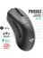 63B Bluetooth Kablosuz Kablolu Şarjlı 12800 Dpı Gaming Mouse Makrolu Ultra Hafif Oyuncu Mouse Siyah 1