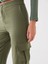 Lcw Vision Haki Standart Fit Gabardin Kadın Kargo Pantolon 4