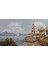 Belıeve Lighthouse Jakarlı Dokuma Goblen Dekoratif Çerçevesiz Pano Tablo 70*140 1