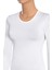 Kadın T-Shirt Bisiklet Yaka Uzun Kol (%96 Pamuk - %4 Elastan) 1