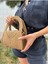 Soft Mini Jüt Hasır Portföy Clutch El Çantası Yazın Modası 4