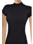 Kadın T-Shirt Yarım Balıkçı Yaka Yarım Kol (%96 Pamuk - %4 Elastan) 2