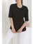 Oversize Kısa Kollu T-Şhirt Siyah - 27118 2