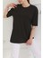 Oversize Kısa Kollu T-Şhirt Siyah - 27118 4