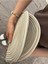 Moss Fermuarlı Hasır Jüt Vegan Clutch Çanta 3