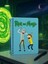 Öğrenci ve Ofis Kullanımına Uygun Eğlenceli Özgün Hediye Rick And Morty Temalı Spiral Çizgili Defter 1