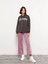 Lcw Vision Antrasit Kapüşonlu Baskılı Uzun Kollu Kadın Sweatshirt 2
