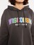 Lcw Vision Antrasit Kapüşonlu Baskılı Uzun Kollu Kadın Sweatshirt 3
