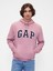 Erkek Pembe Gap Logo Relaxed Fleece Sweatshirt 1