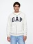 Erkek Beyaz Gap Logo Relaxed Fleece Fermuarlı Sweatshirt 1