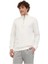 5W MB BS47 Hzip Sw 5pr Yari Fermuar Sweat Krem Erkek Sweatshirt 1