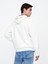 Erkek Beyaz Gap Logo Relaxed Fleece Sweatshirt 4