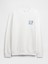 Erkek Beyaz Gap Logo Fleece Sweatshirt 2