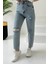 Skinny Kot Pantolon Buz Mavi - 26830 2