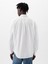 Erkek Beyaz Gap Logo Oversize Oxford Gömlek 5