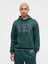 Erkek Koyu Yeşil Gap Logo Relaxed Fleece Sweatshirt 1