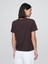 Kadın Koyu Kahverengi %100 Organik Pamuk Vintagesoft T-Shirt 4