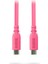 SC17: Pembe | 1.5 Mt. Usb-C - Usb-C Flat Kablo 1