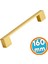 Mobilya Çekmece Mutfak Dolabı Dolap Kapak Kulpları Kulb 160 mm Metal Mat Altın Gold Kulp 1