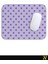 Mor Renkli Yıldız Desen Ergonomik Mouse Pad - 23 cm x 19 cm - Kaydırmaz Taban Ev ve Ofis Kullanımı Için Ideal Fare Altlığı Mousepad 4