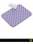 Mor Renkli Yıldız Desen Ergonomik Mouse Pad - 23 cm x 19 cm - Kaydırmaz Taban Ev ve Ofis Kullanımı Için Ideal Fare Altlığı Mousepad 5