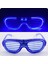 Mavi LED Işıklı Parti Gözlüğü - Neon 3 Modlu 4