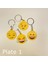 4 Çeşit Emoji Gülen Suratlar Sevimli Figür Karakter Anahtarlık 1
