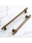 Mobilya Mutfak Çekmece Dolap Kulpu Kulbu Kulpları Eskitme Antik Sarı Metal 192 Mm-19.2 cm 2