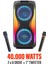 Büyük Boy Bluetooth Hoparlör 40000WATTS Speaker 8x2 Çift Hoparlör 2 Mikrofonlu 3600MAH Parti Boy 1