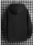 Replay Motorcycle Baskılı Kapüşonlu Cepli Pamuklu Siyah Sweatshirt 2