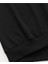 Bloom Flower Baskılı Kapüşonlu Cepli Pamuklu Siyah Sweatshirt 3