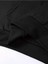 Soccer Rythm Baskılı Kapüşonlu Cepli Içi Yünlü Siyah Sweatshirt 5