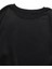Üç Yıldız Baskılı Bisiklet Yaka Siyah Sweatshirt 3